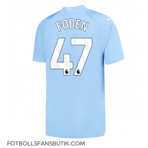 Manchester City Phil Foden #47 Replika Hemmatröja 2023-24 Kortärmad